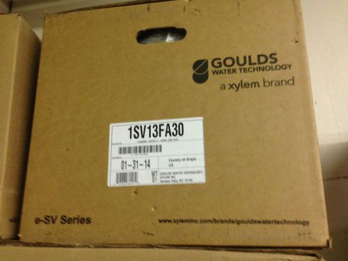 Goulds 1sv13fa30 13 stg esv ss vertical water pump liquid end grundfos cr1 cr 1 for sale