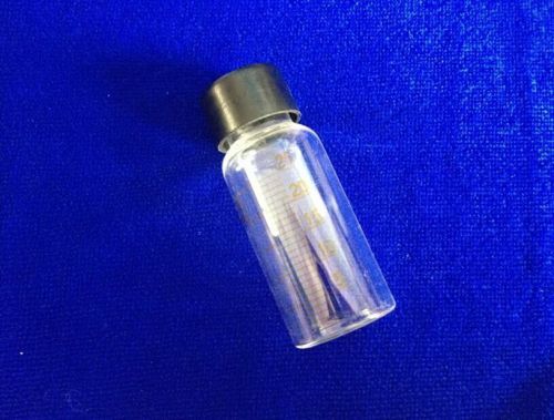 Graduated Glass Reagent Media Bottle w Screw Cap 25ml