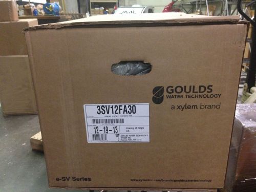 Goulds 3sv12fa30 12 stg esv ss vertical water pump liquid end grundfos cr3 cr 3 for sale