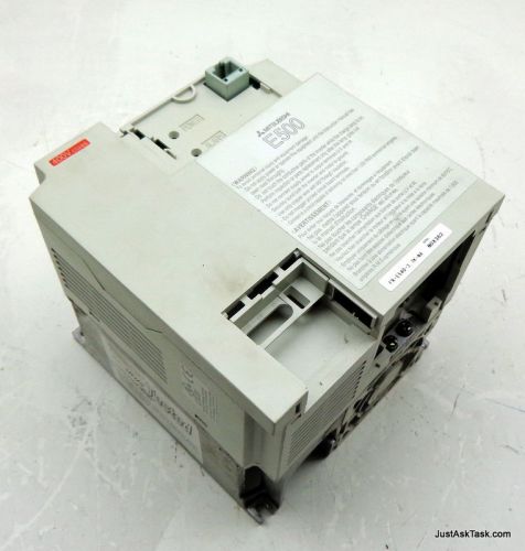 Mitsubishi FR-E540-3.7K-NA Inverter 5 HP 9.5A 3 PH 400-480V 0.2-400 HZ FOR PARTS