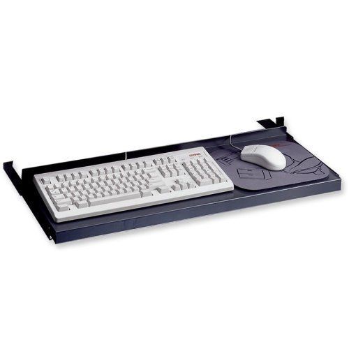 Hon 4028P Laminate Keyboard Platform,Non-Articulating,30 in.x10 in.,Metal,BK