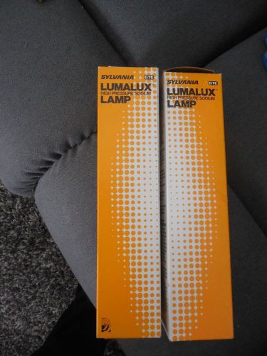 2 SYLVANIA LUMALUX HIGH PRESS SODIUM LAMP BULB