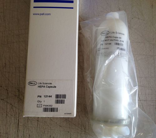 1pc  &#034;new sealed&#034; pall life sciences hepa capsule (12144) for sale