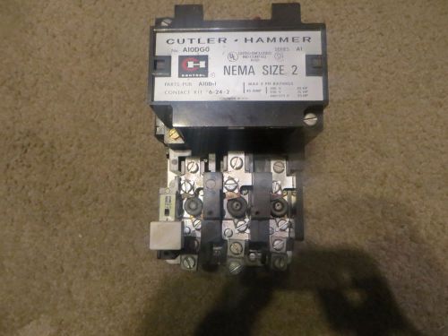 cutler-hammer nema size 2 no a10dg0 part pub a10d1