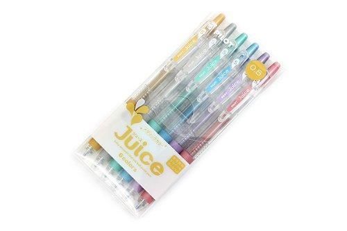 Pilot Gel Ballpoint Pen Juice 0.5, 6 Metallic Color Set (LJU-60EF-6CM)