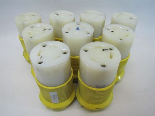 Hubbell HBL26CM23 LKG Female Power Entry Twist-Lock Industrial Plug *Lot of 9*