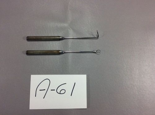 Vintage Dascher  Phila Dental Tool Lot Of 2  A-61