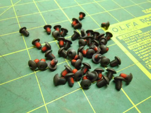 8-32 X 1/4 BUTTON HEAD SOCKET CAP SCREWS NYLOC (QTY 50) #4365A