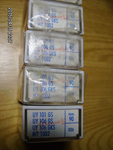 69 pc SCHMETZ sewing machine needles UY 101 GS UY 106 GS SY 7065 NM 90/036