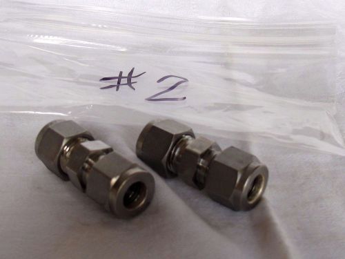 Swagelok COUPLING UNION, 3/8 Tube  (SS-600-6) LOT OF 2  #2