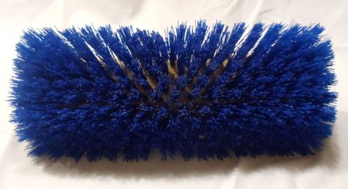 NEW IMPACT ALL ANGLE SCRUB BRUSH 10&#034; Add a Handle BLUE 1 3/4&#034; TRIM BRISTLES