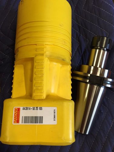 **NEW* *  SANDVIK COROMANT,  AA3B14-50 25 105,  Collet Chuck, CAT50, ER25