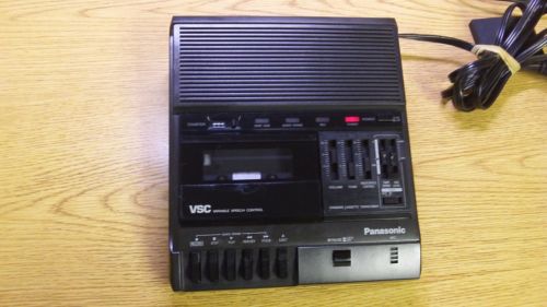 Panasonic Standard Cassette Transcriber Model RR-830 Foot Pedal Control VSC