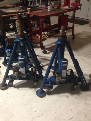 Tronair 10 ton tripod aircraft jacks