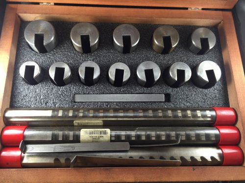 Dumont #80 Metric Keyway Broach Set w/ shims - VG