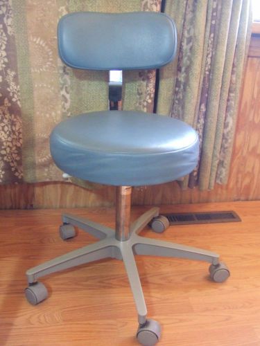 Marus Dental Dentist Assistant Lab Doctor Aluminum/Vinyl Adjustable Chair