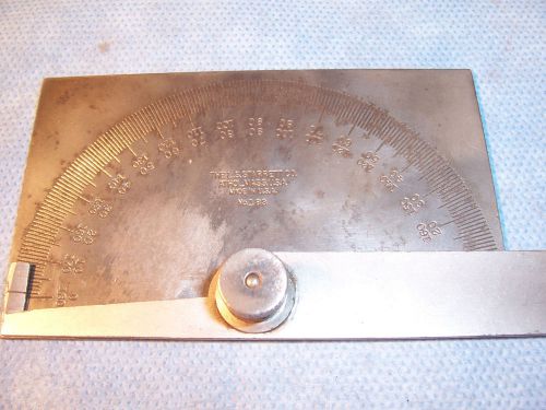 Starrett 183 Protracter Architect Drawing Engineer Draftsman Machinist Tool