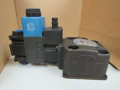 VICKERS SOLENOID CONTROLLED RELIEF VALVE CG5060AFMFWB5100 3000 PSI MAX.