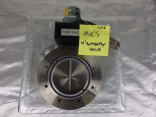 Butterfly valve air operated  4 inch by mks for sale