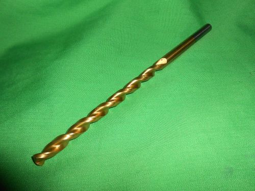 Precision QC-91G  9/64 &#034; PARABOLIC FLUTE Taper Length Drill Bit TIN