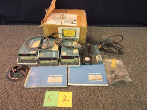 3 TEKTRONIX J16 DIGITAL PHOTOMETER TEST LAB PROBE METER LUMUNENANCE PROBE USED