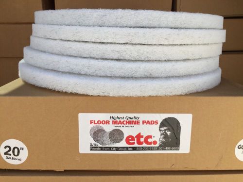 20&#034; ETC FLOOR MACHINE PADS 5 PER CASE