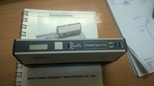 MAHR PORTABLE SURFACE ROUGHNESS GAGES POCKET SURF