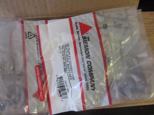 NEW BOX OF 20 Siemon FC2-SC-MM-B80 SC Duplex