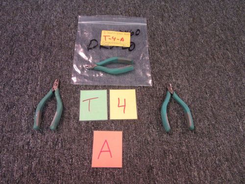 3 SWISS EREM 2422E 2422-E WIRE CUTTERS PLIERS NIPPER RUBBER GRIP TOOL SHOP USED