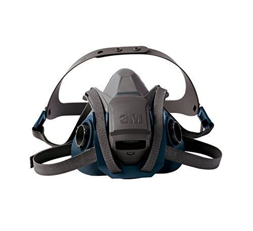 3M 6502QL Rugged Comfort Quick Latch Half Facepiece Reusable Respirator, Medium