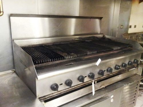 Charcoal Grill 60&#034; / With Chef Station / All Stainless Steel