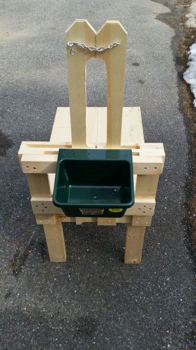 Goat milking stand medium non pressure treated.