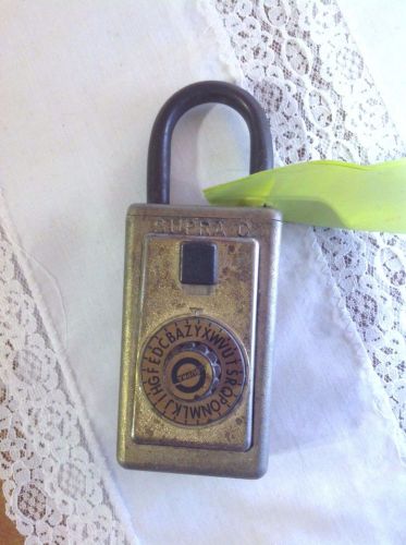 VINTAGE SUPRA C Realtor Lock Box Padlock with COMBINATION Series 3