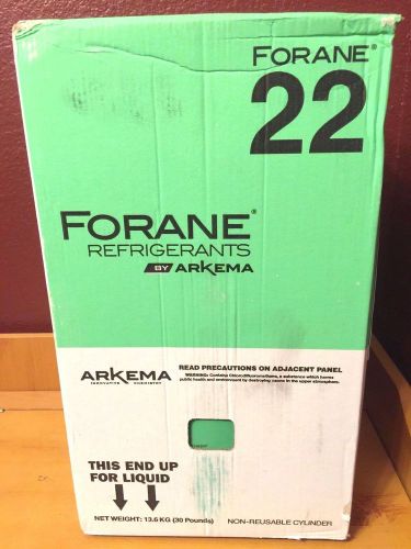 R-22 30 LBS ARKEMA REFRIGERANT NEW SEALED TANK