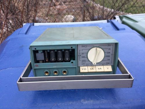 Vintage Nixie Tube Weston Model 1240 Series Multimeter