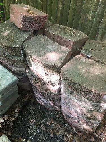 88 Pavestone Red Concrete Wall Block