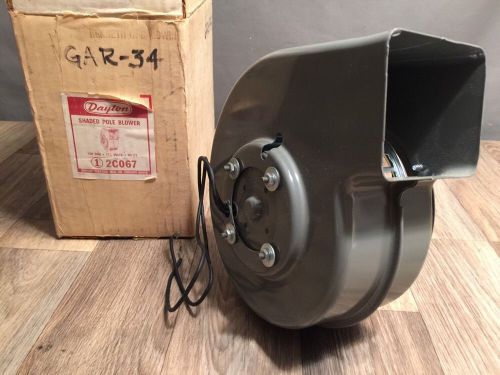 Dayton Shaded Pole Blower 2C067 108 CFM, 115V  60 CY NOS