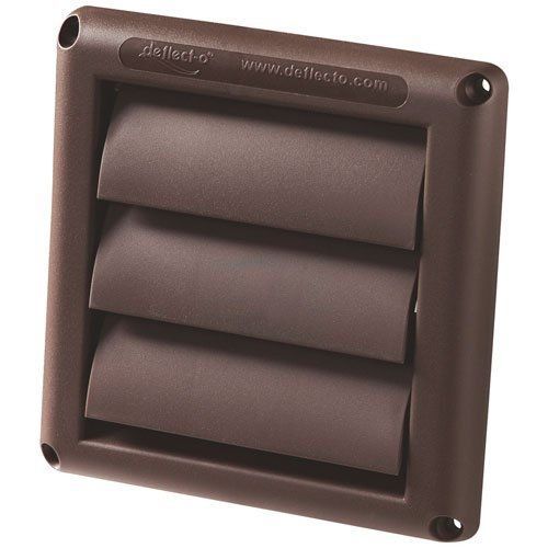 Deflect-O Deflecto HS6B 6 in Brown vent hood