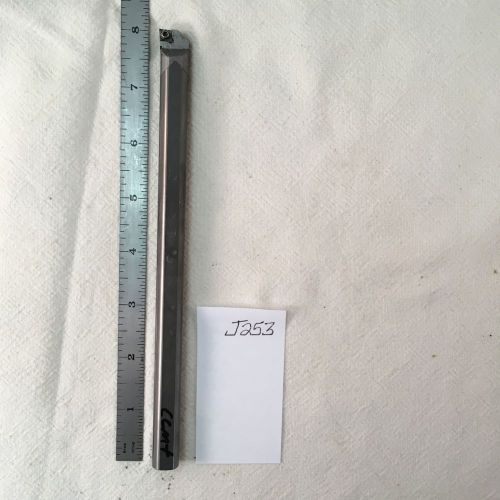 1 USED SECO 1/2&#034; CARBIDE BORING BAR E08-SCLCR-2. W/ COOLANT. USES CCMT #2  J253}