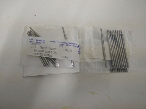 NEW Ace Surgical Bur Round 51mm 1.5 HD Handpiece Carbige 10/PK