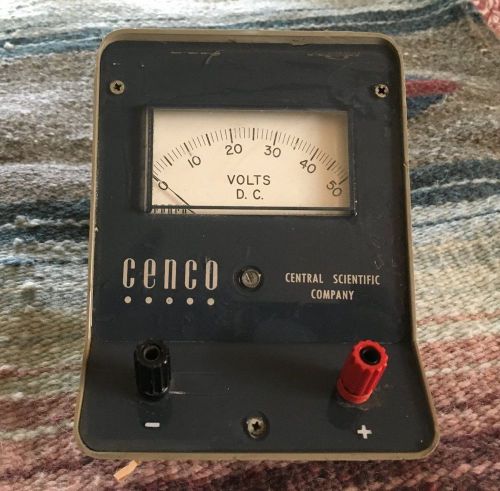 CENCO, 50 VOLT BENCH TOP METER #82420-4, CENTRAL SCIENTIFIC CO.