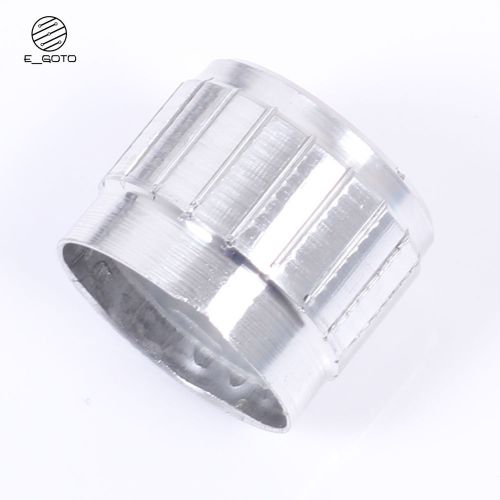 10pcs Potentiometer Knob Cap Silvery Inner 6mm 17x21mm Precise Volume Adjustment