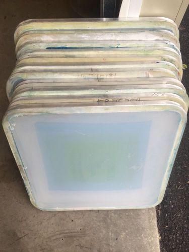 Silkscreen Frames Lot Of 11 24x24 Used 2nd Set