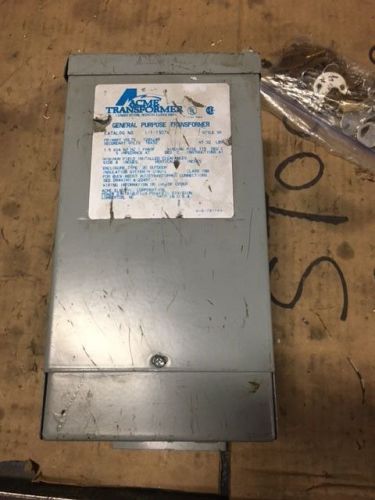 ACME  Transformer T-1-13074  1.5KVA 120v/240v-16v/32v SINGLE 1 PHASE