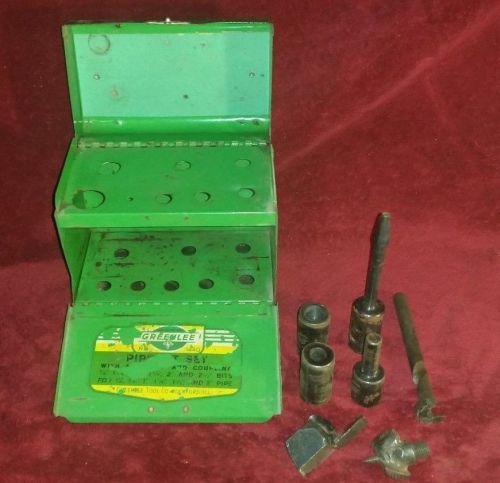 VTG GREENLEE PIPE BIT SET- 1 3/4&#034;-2&#034;-2 1/2&#034; *FAST SHIP* wood working/plumbing?