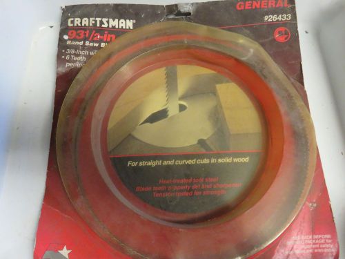 CRAFTSMAN 93-1/2&#034;(7&#039;9-1/2&#034;), BAND SAW BLADE, 3/8&#034; W, 6 TPI