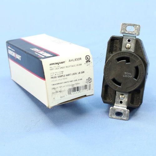 Cooper Arrow Hart Twist Locking Receptacle Turn Outlet L6-30R 30A 250V AHL630R