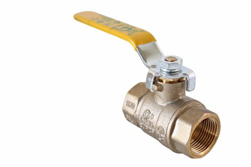 1&#034; Inch Full Port Brass Ball Valve Lead Free FIP x FIP Threaded Ends UPC/UL/FM