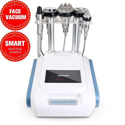 Radio Frequency 6 in 1 Vacuum Cavitation Body Slimming Machine Face Vacuum Salon