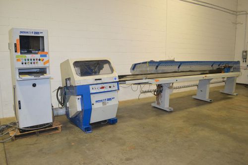 Omga t-2005 opt 4000 optimizing saw with sorting system for sale